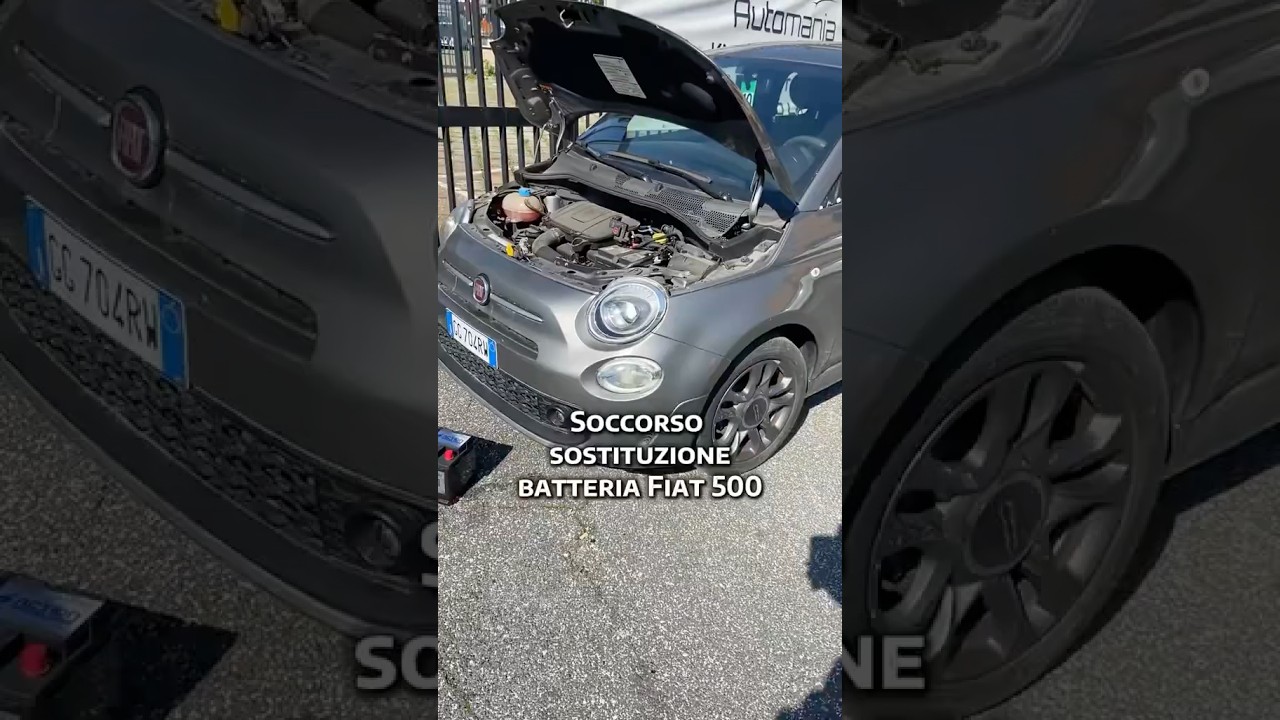 FIAT 500 Hybrid – Cambio Batteria 50Ah EFB ✅ Tutti i passaggi spiegati! 