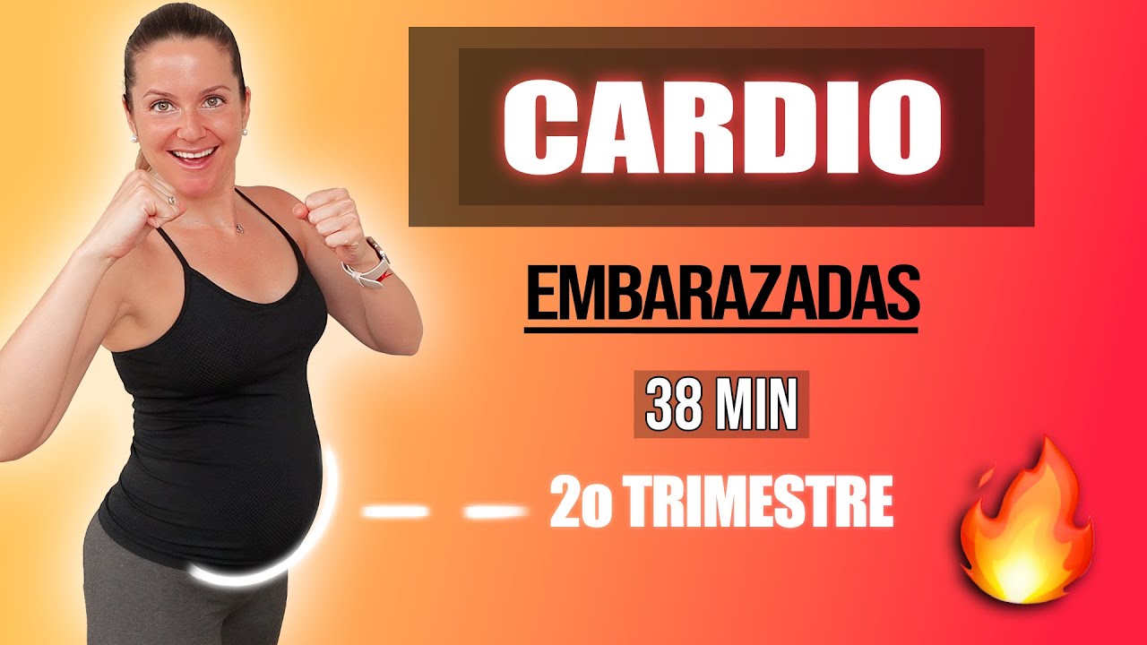 Entrenamiento CARDIO + Tonificación embarazadas | 2o Trimestre | 38 minutos #sientetejoven