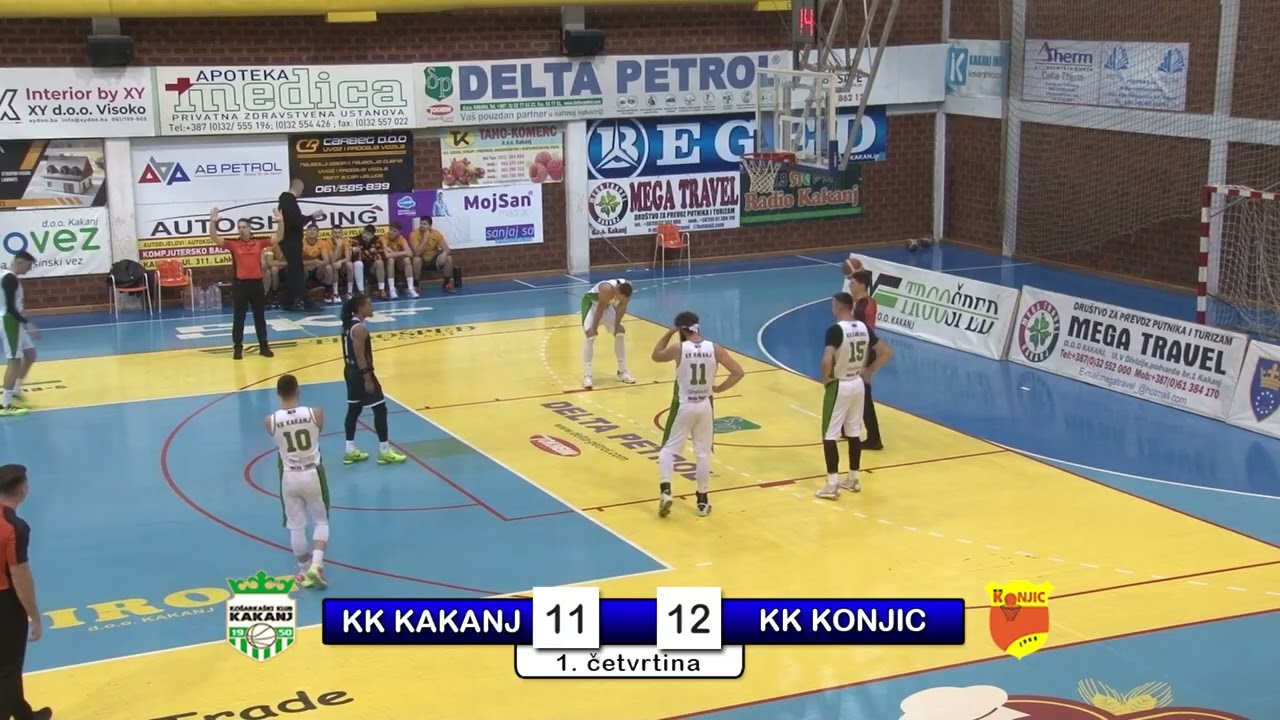 KK Kakanj - KK Konjic - A1 Liga KSBIH Kolo br:13