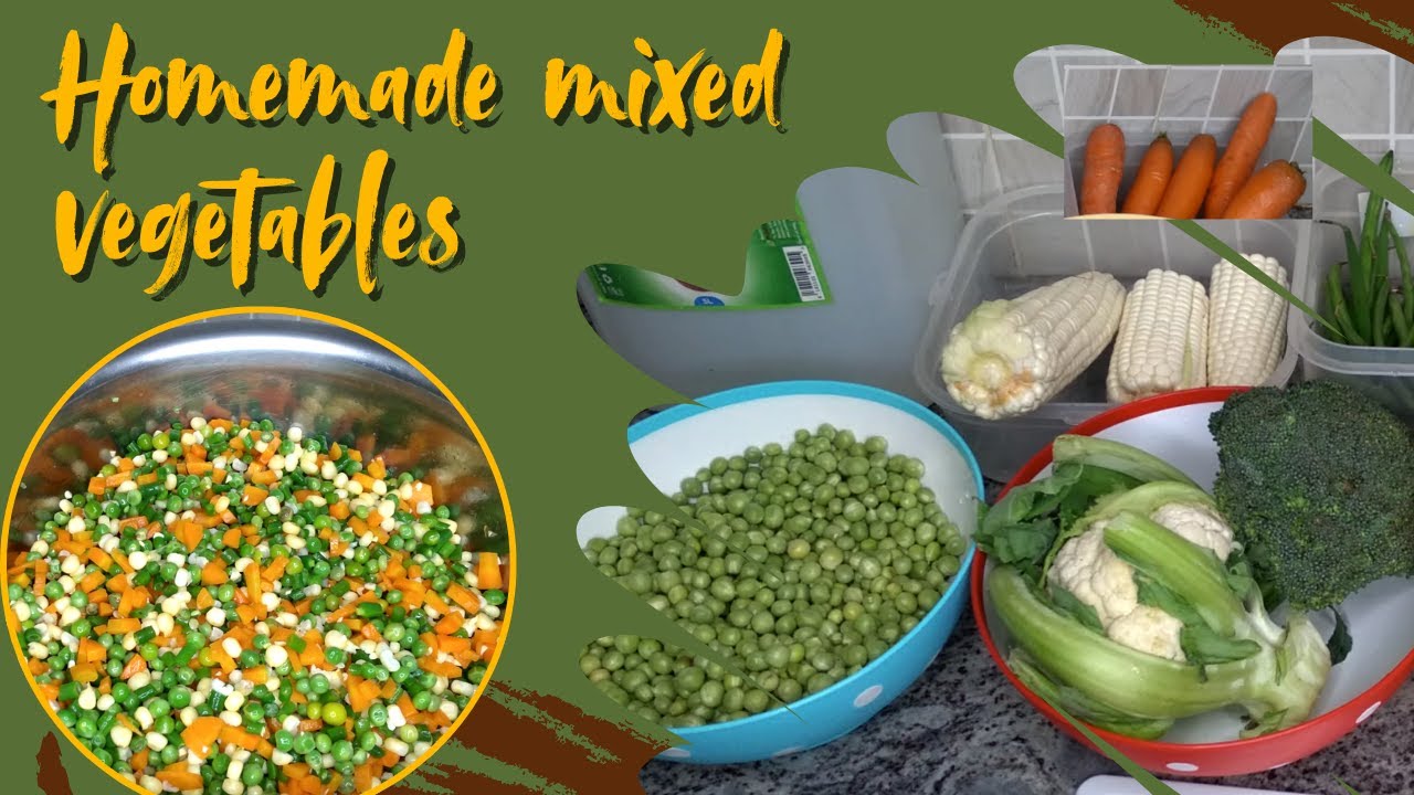 Homemade Mixed Vegetables || How to Make Vegetable Combo