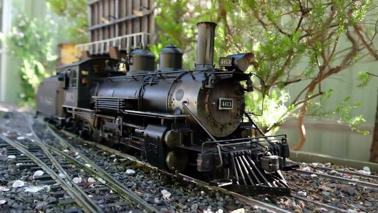 Live Steam Gauge One Accucraft K 27 on a passenger run