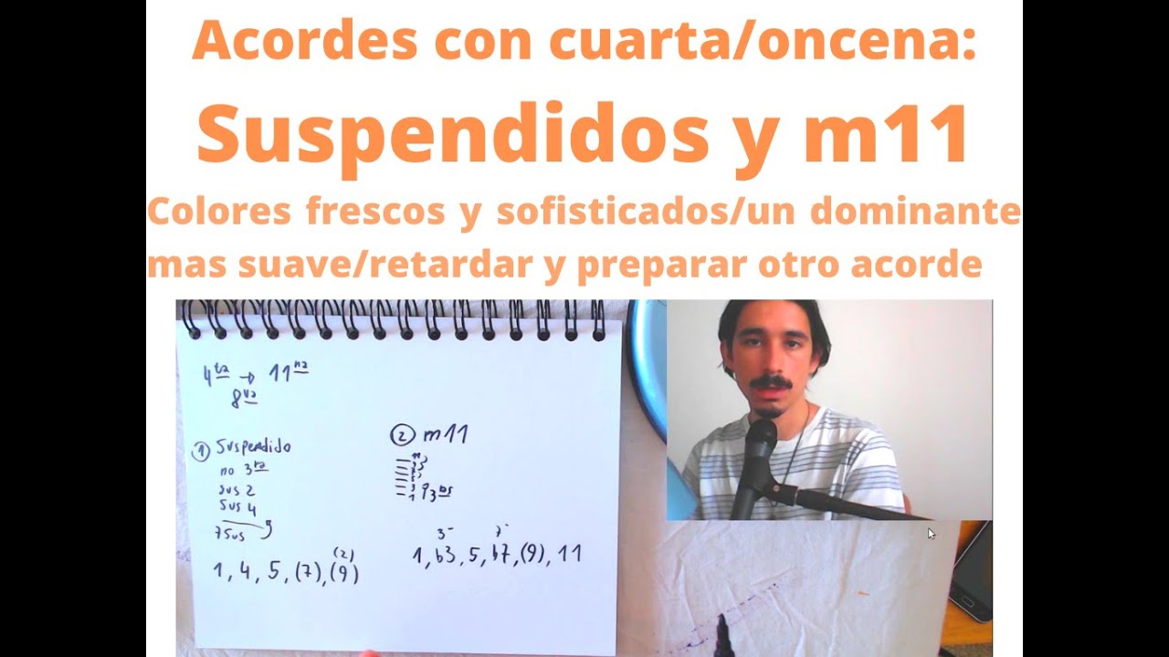 Acordes con 4ta (suspendidos) y 11na (m11): Cómo, Dónde, Para qué | Francisco Soto Aparicio