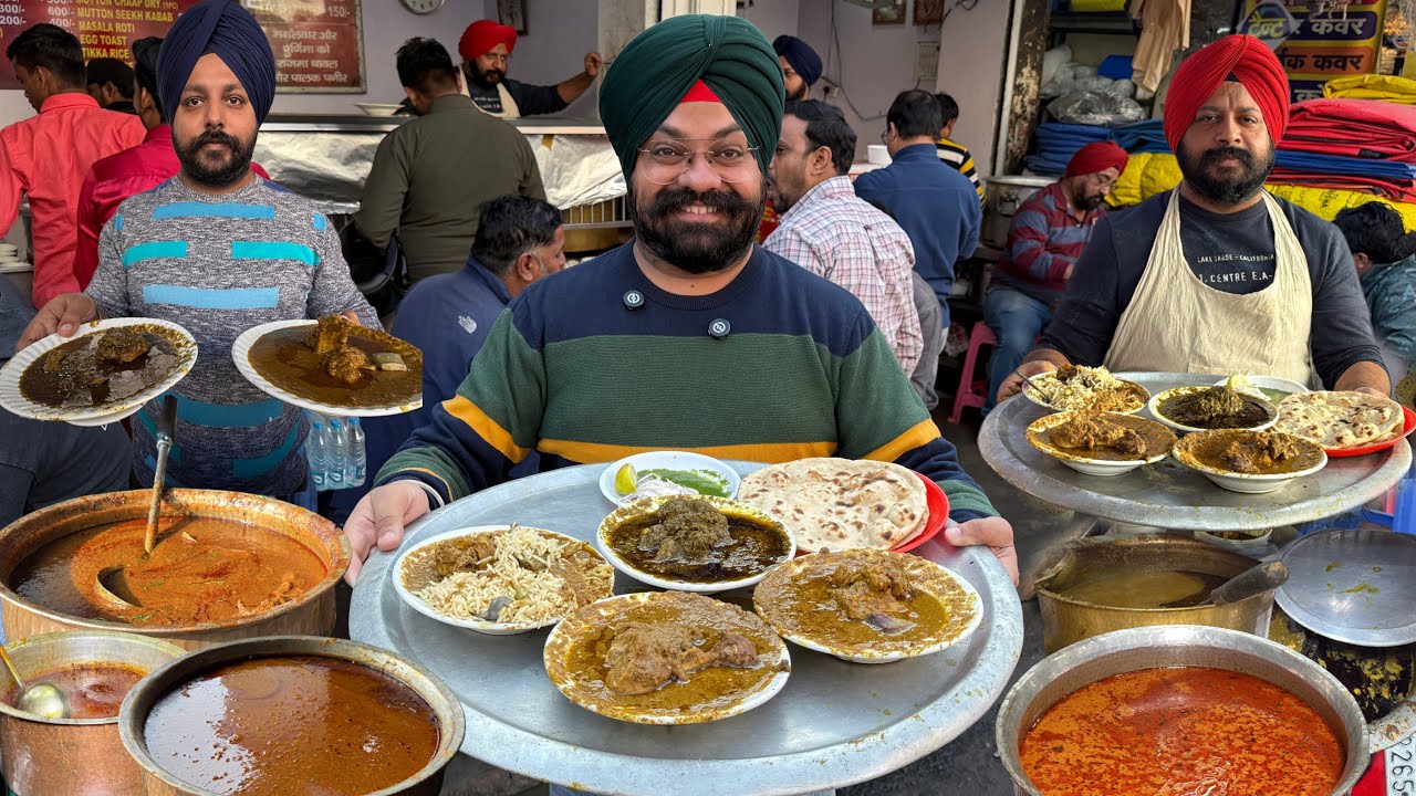 सरदार जी का कीमे की तरी वाला Meat(खाने के लिए लोग घर से डब्बा लाते) | Indian Street Food