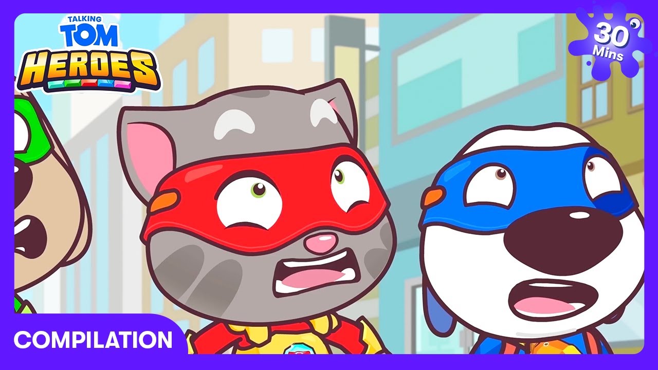 Talking Tom - Das Müllmonster kommt! | Kinderfilme | WildBrain Tiny Toon Town - Deutsch