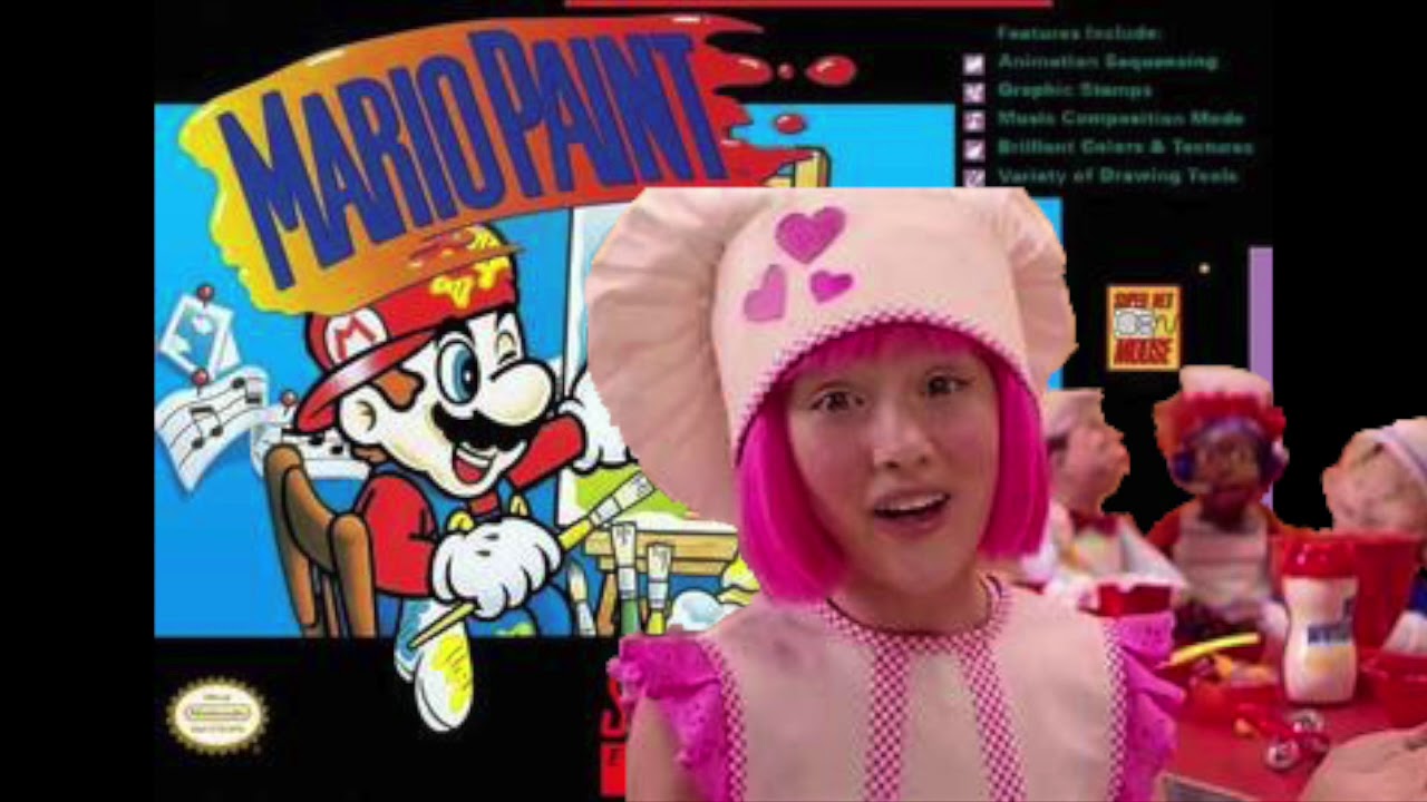 LazyTown: Cooking By The Book - Mario Paint Composer