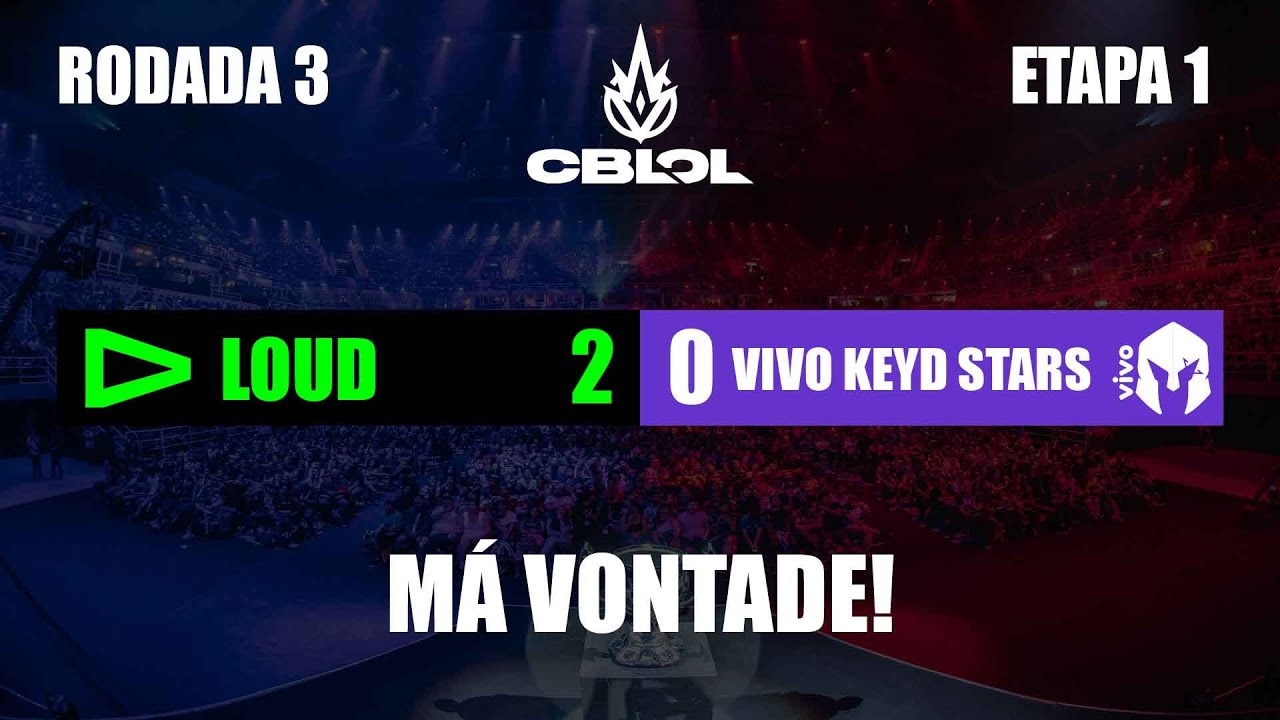 EITA QUE A KEYD TÁ GENEROSA! - Loud 2x0 Vivo Keyd Stars (Copa CBLoL 2026)