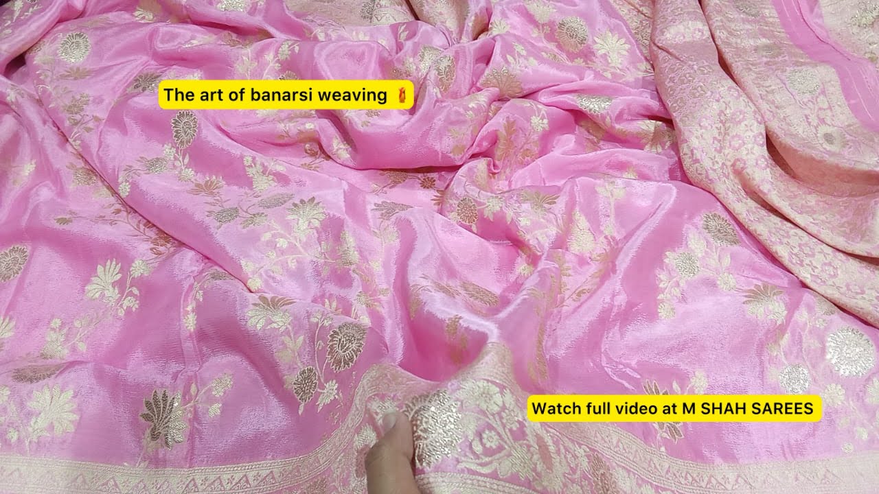 Dhamkedar Sale banarsi sarees georgette and chinon sarees , malai silk FROM : M SHAH SAREES