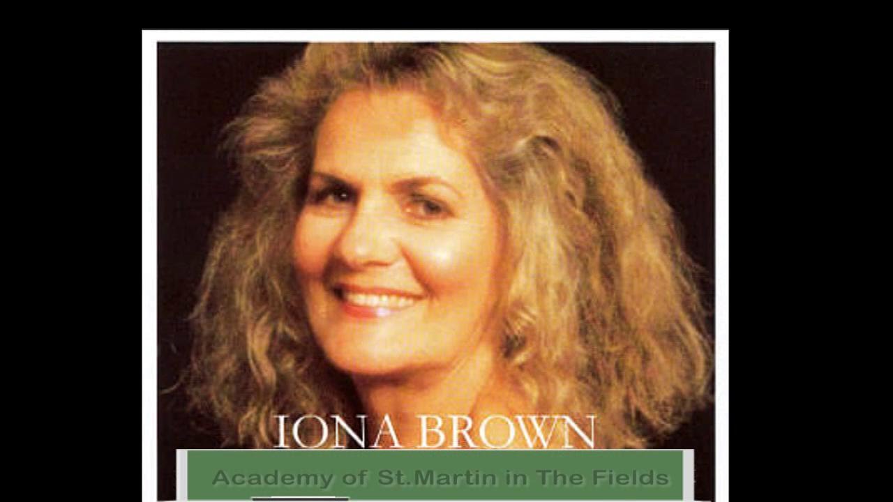 IONA BROWN conducts MOZART: Symphony # 35 'Haffner' / ASMF