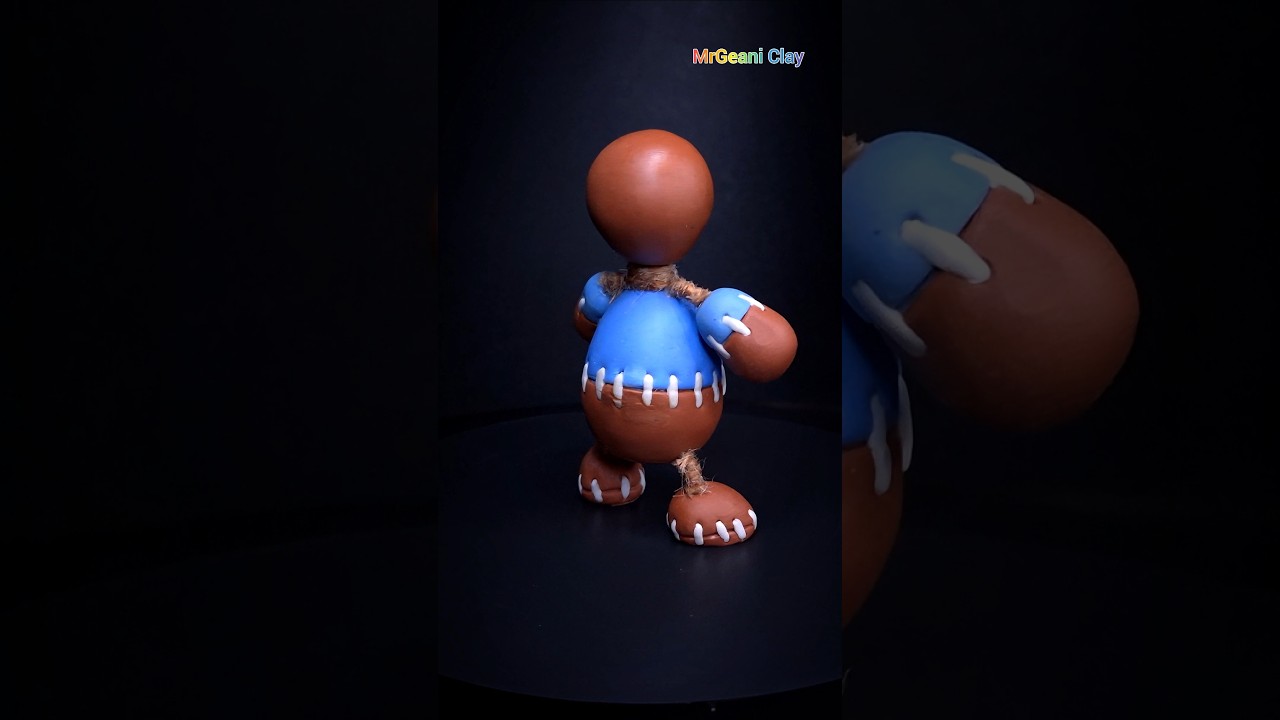 Делаем Kick the Buddy 😱 из глины | Коротко о полимерной глине