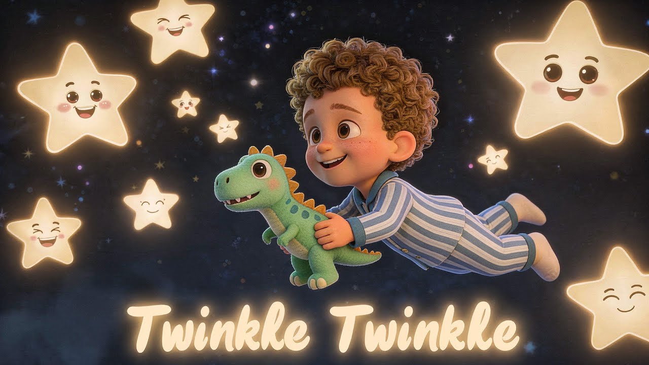 Twinkle Twinkle Little Star | Dreamy Lullaby for Kids | Super Simple Songs & Baby Songs