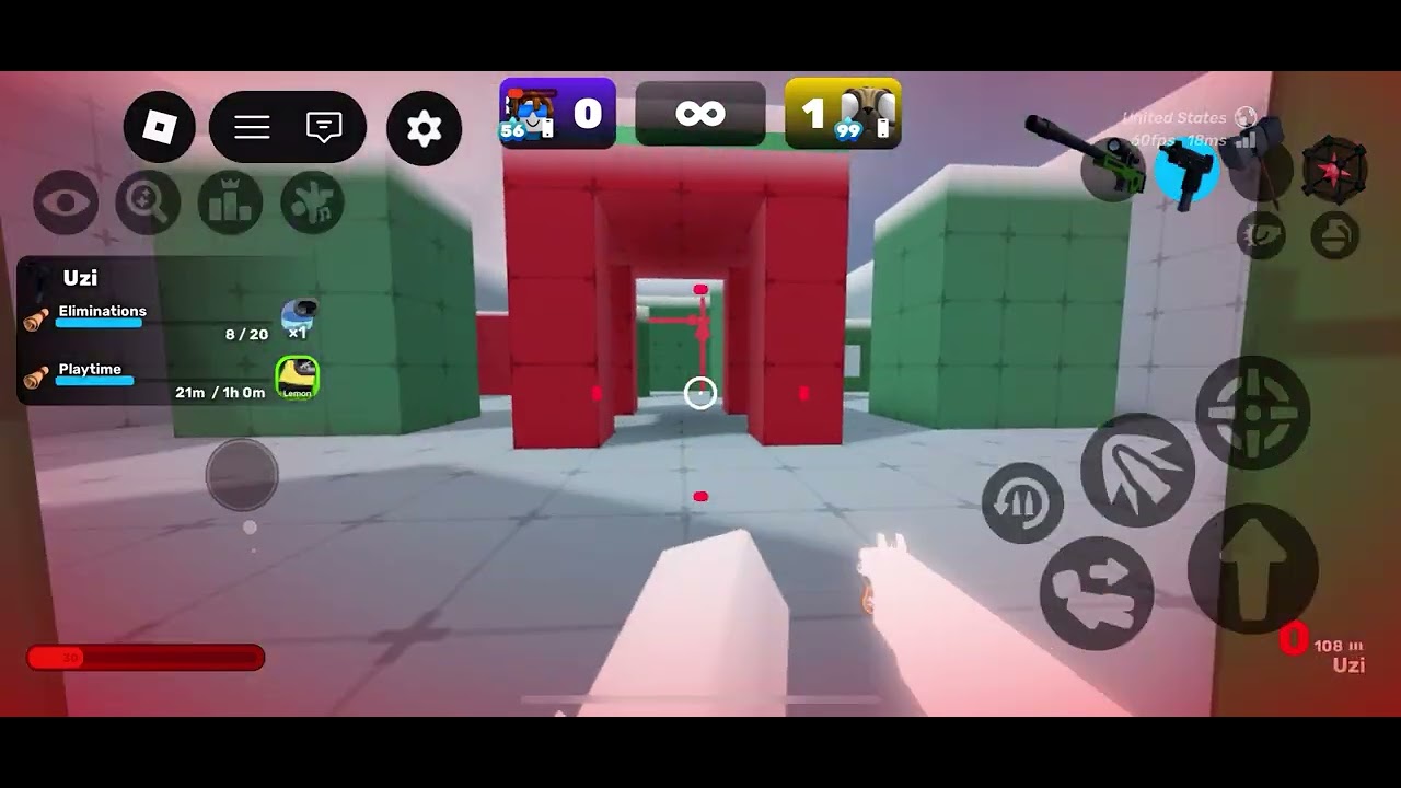 1v1ing my friend ￼