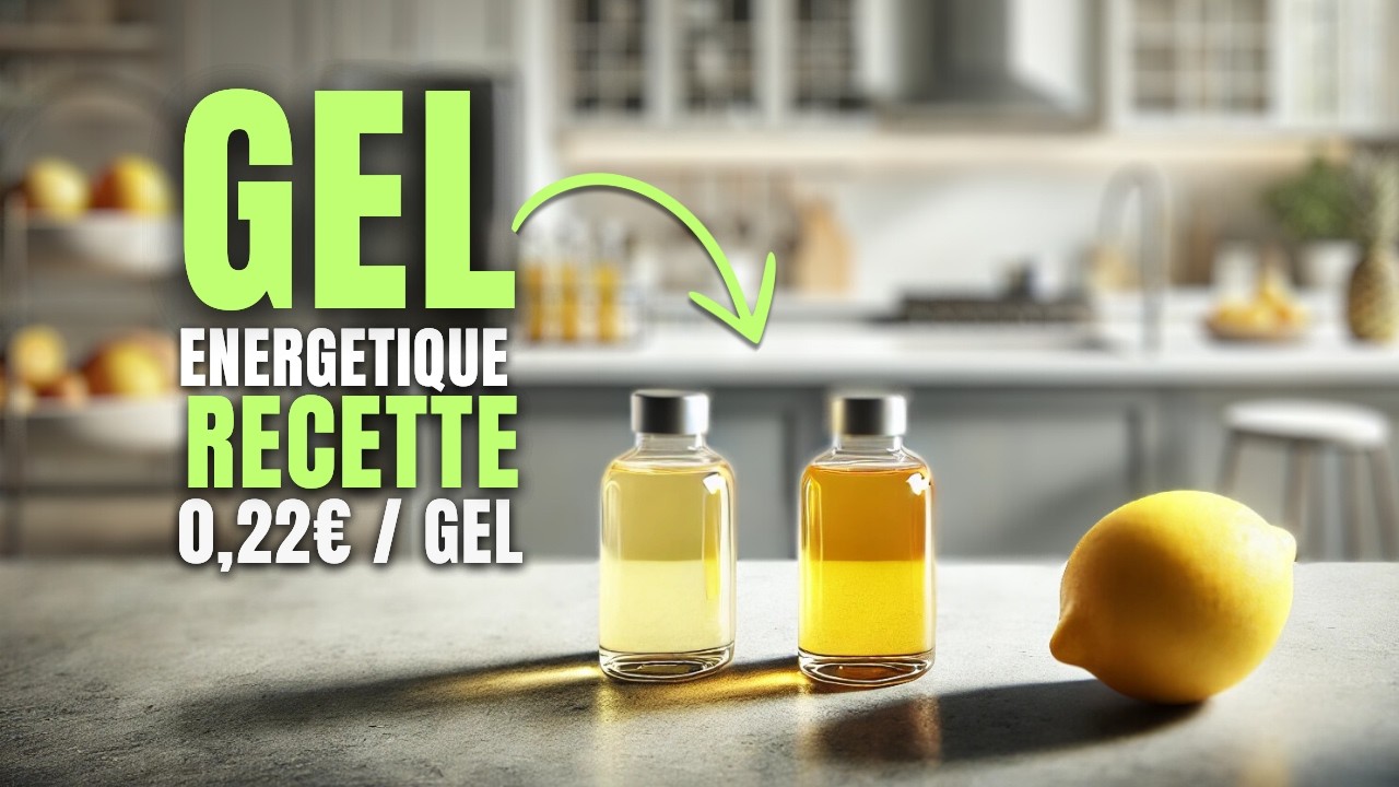 Recette gels énergétiques en 5' ? oui c'est trop facile 🤤