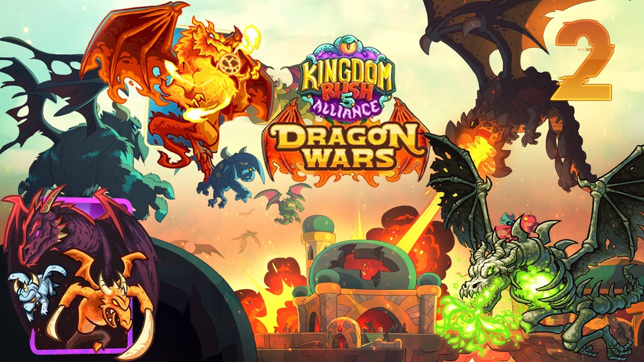 Kingdom Rush 5 Alliance - DLC Dragon Wars - Murglun Descontrolado! - Fortaleza de los Guardianes - 2