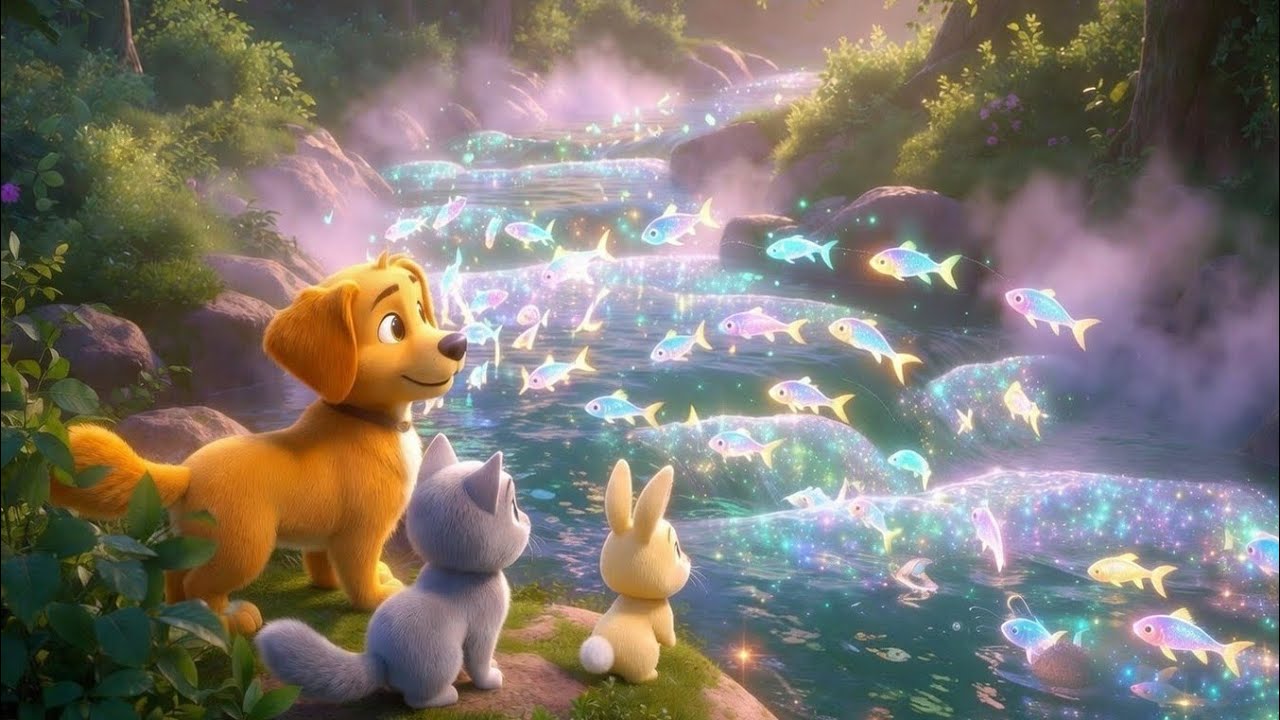The River That Whispered 🌊✨ | Leo, Coco & Honey’s Magical Adventure