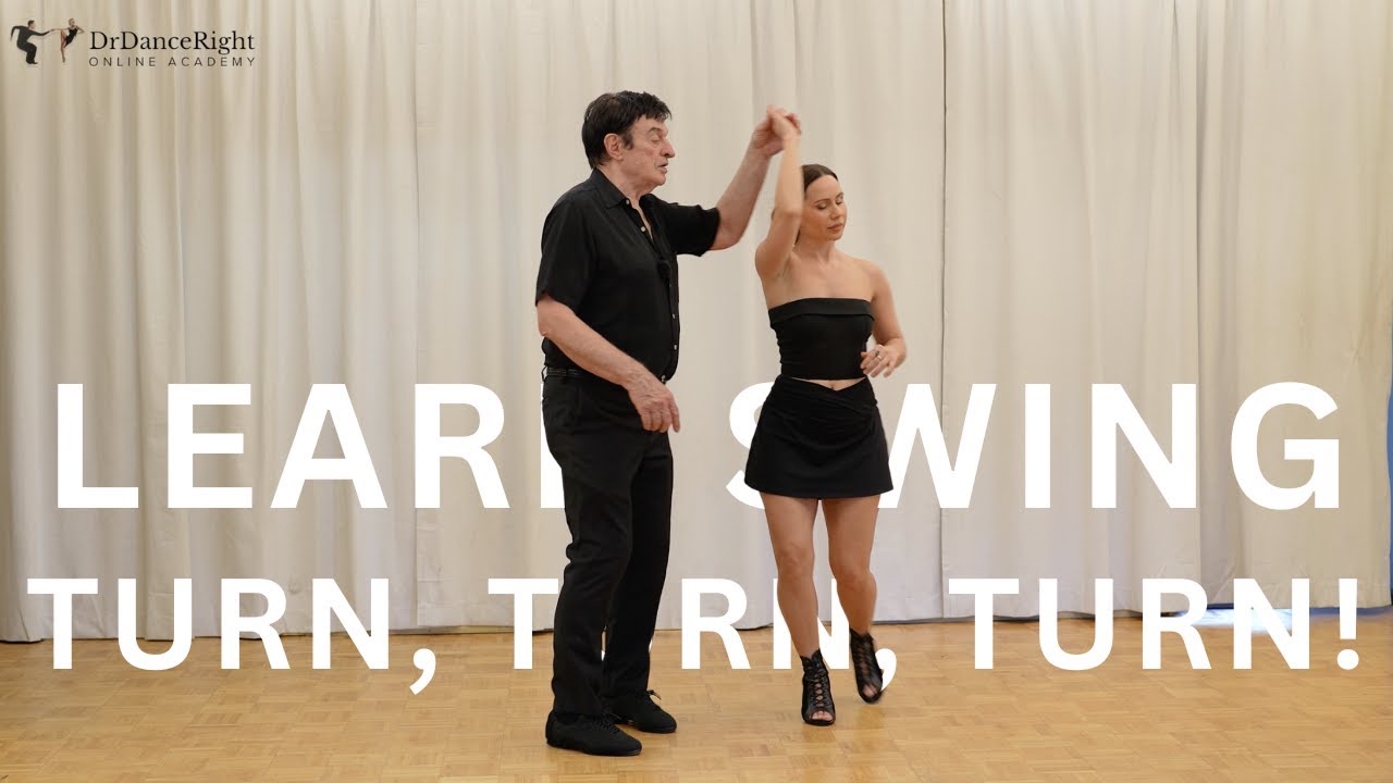 Jitterbug Swing Turns Combined | Underarm + Reverse (Steps)