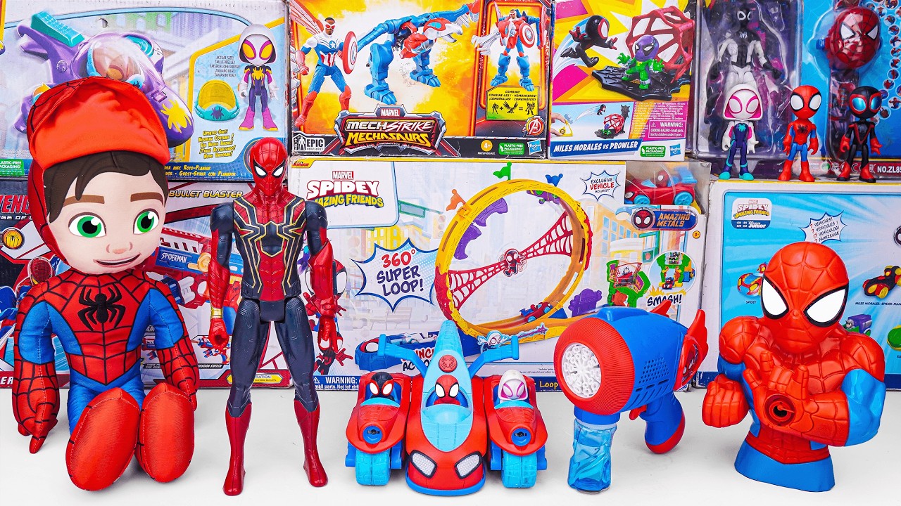 Marvel Spiderman Toys Unboxing Review | Spider Man Mask | Marvel Spiderman Collection Toys