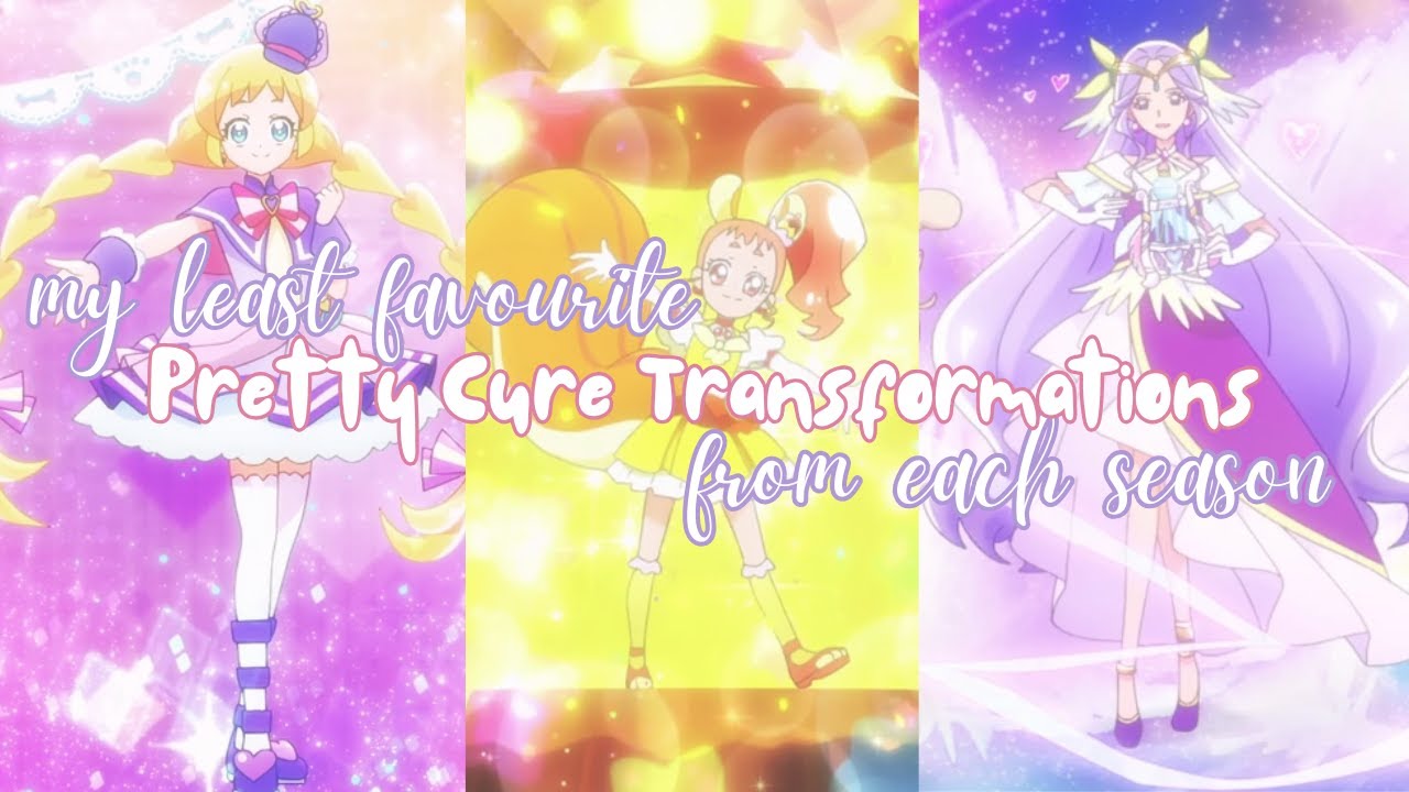 My Least Favourite Precure Transformations from each season