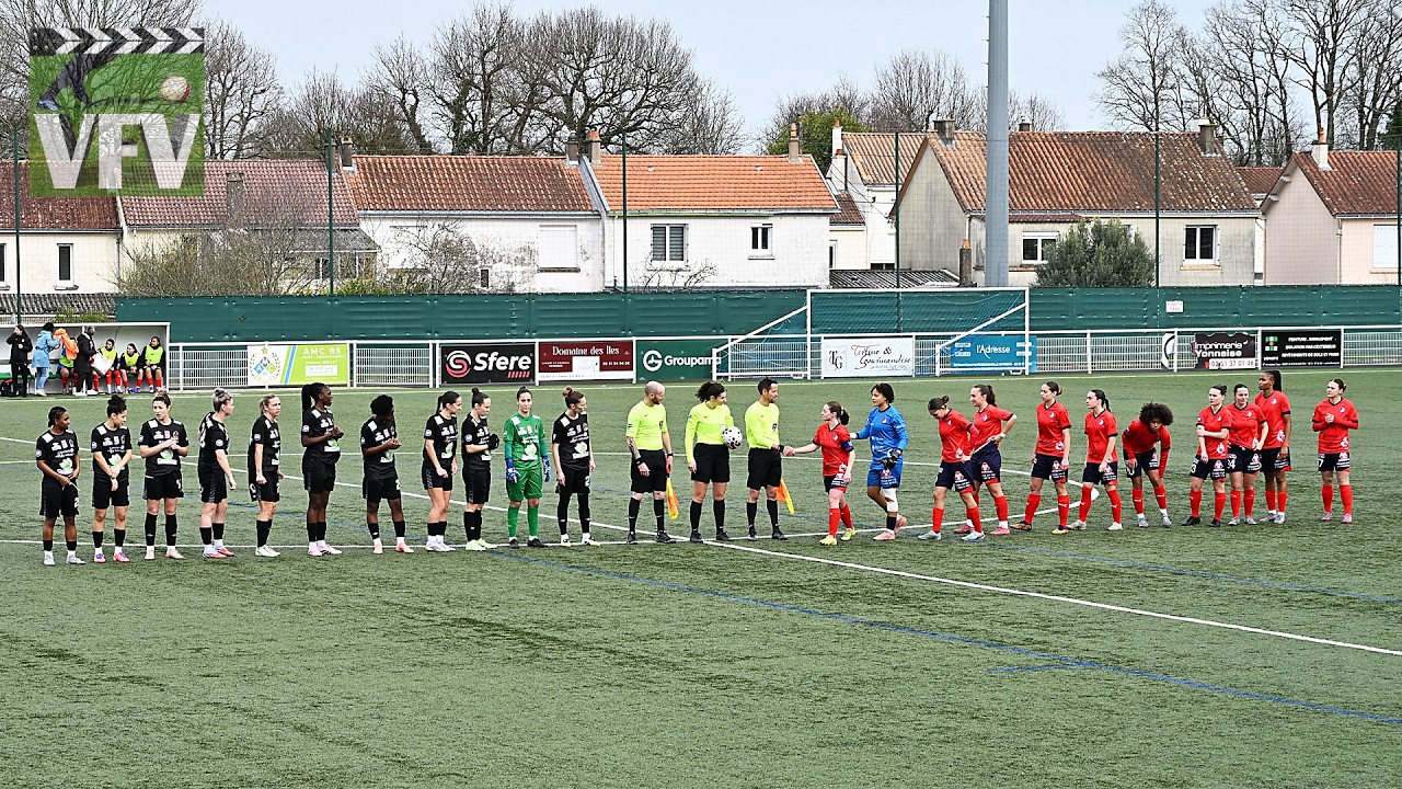 ESOF LA ROCHE 0 à 0 RC ROUBAIX WERVICQ en D3A Féminine