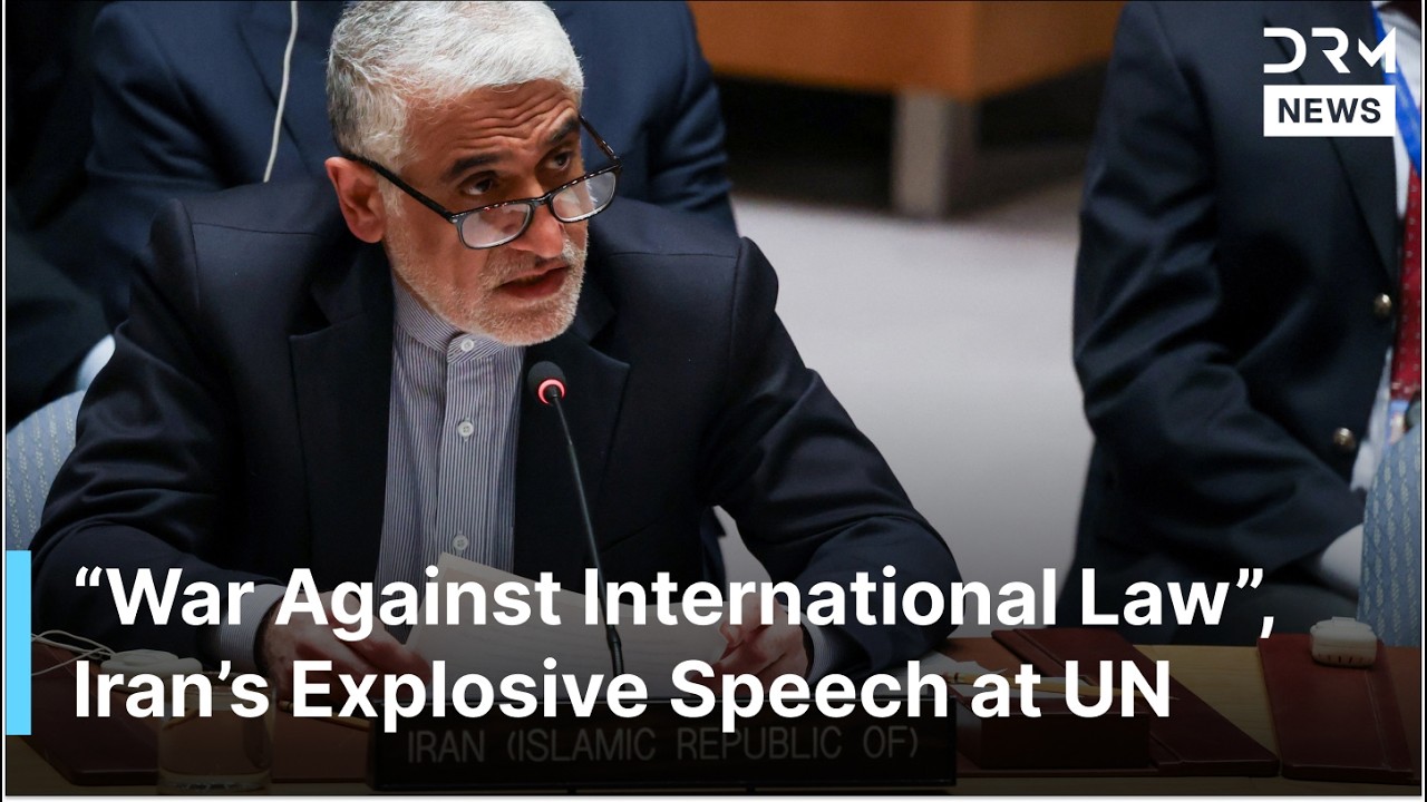 FULL SPEECH: Iran UN Amb. Accuses US and Israel of “Manifest Aggression” at Security Council