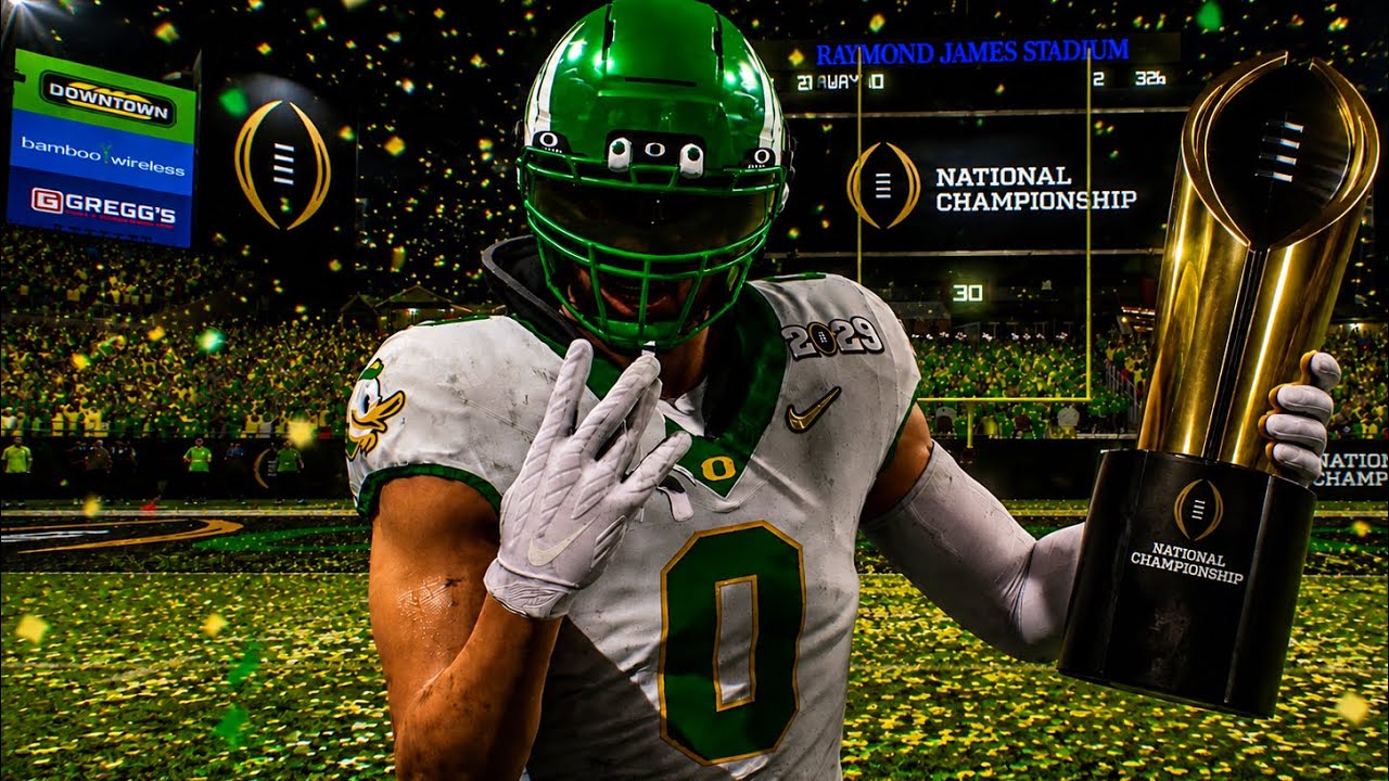 COLLEGE FOOTBALL 27 RTG: ЛАЙНБЕКЕР С РЕЙТИНГОМ 99 ВЫИГРЫВАЕТ НАЦИОНАЛЬНЫЙ ЧЕМПИОНАТ!