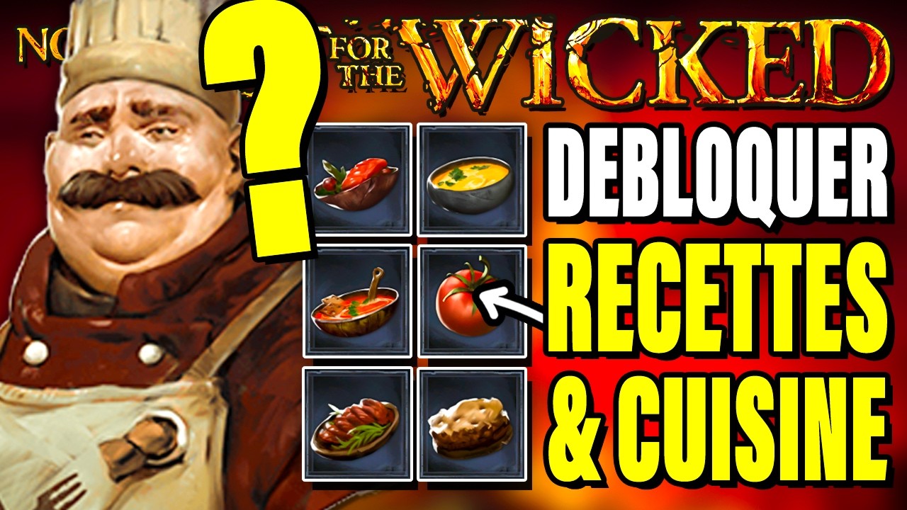 🥘 CUISINE et RECETTES ce qu'il FAUT SAVOIR ! Guide No Rest For The Wicked #16