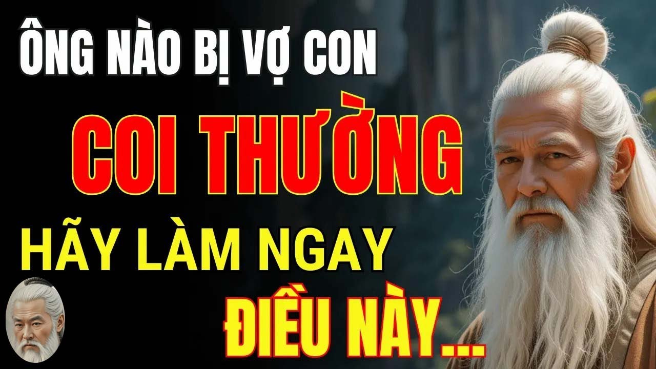 Nếu Bị Vợ Con Coi Thường, Đàn Ông Hãy Làm Ngay Điều Này Trước Khi Quá Muộn!   Triết Lý Cuộc Sống