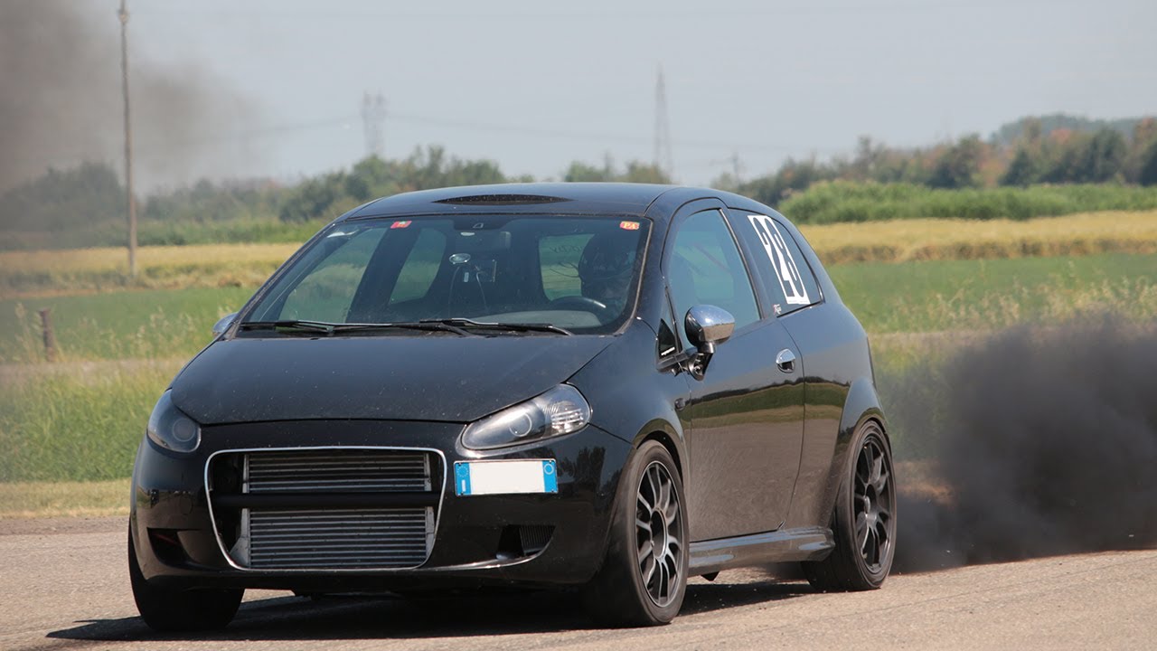 400HP! Fiat Grande Punto 1.9 Multijet - Diesel Terror - Drag Racing on 1/4 Mile