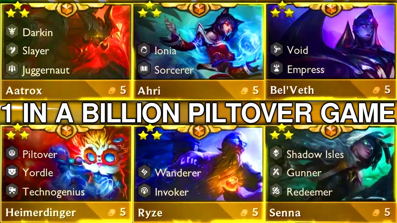 THE BEST PILTOVER GAME EVER PLAYED ⭐⭐⭐ | TFT Set 9