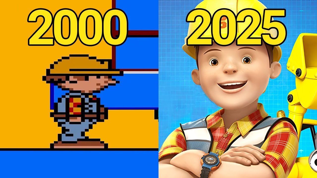 Эволюция игр Bob The Builder (2000-2025)