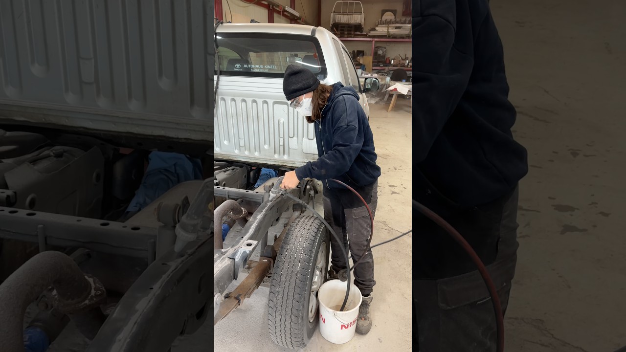 Rostentfernung bei unserem Hilux 