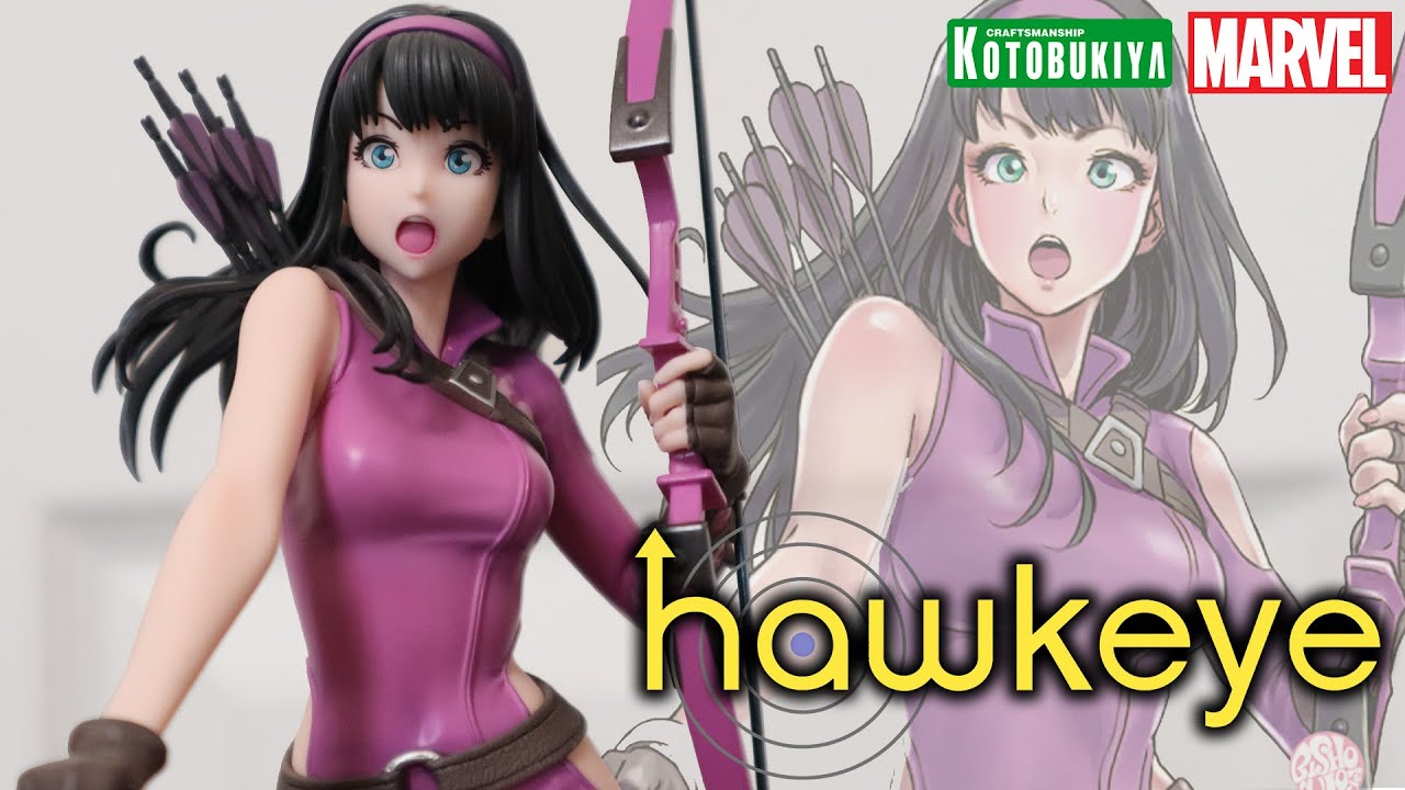 Hawkeye (Kate Bishop) Marvel Bishoujo Statue Unboxing - Kotobukiya