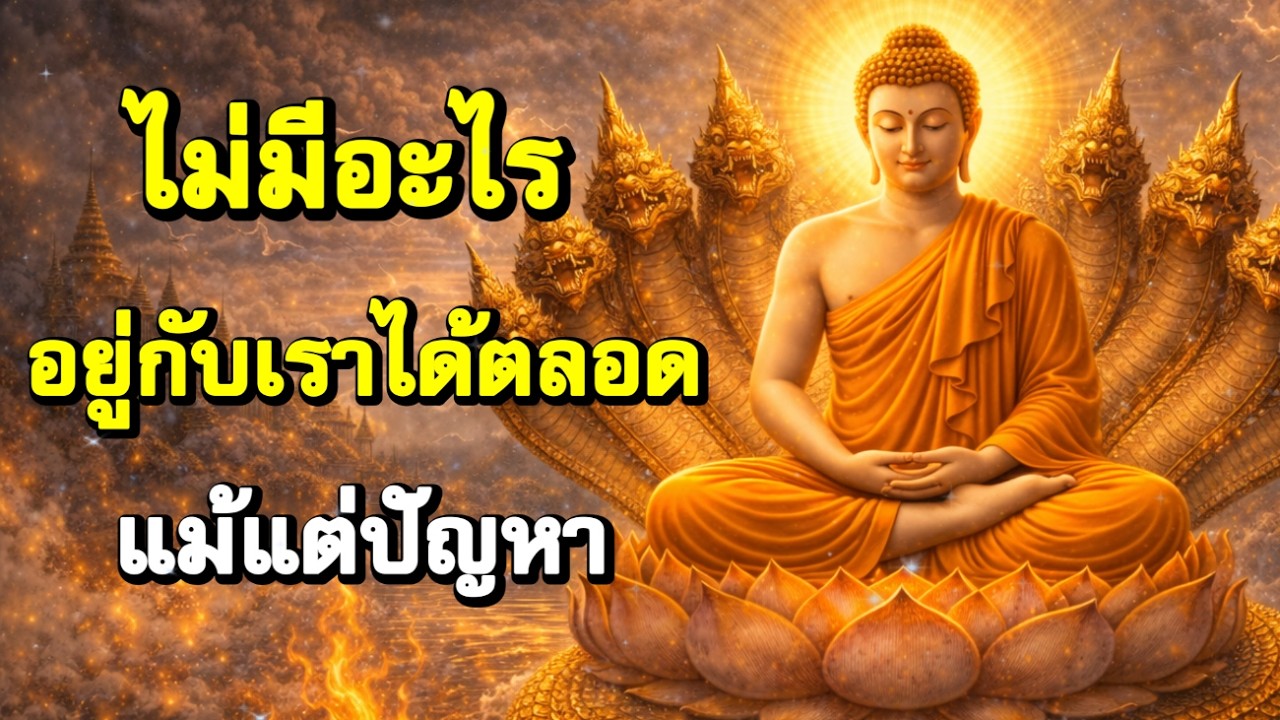 ไม่มีอะไรอยู่กับเราได้ตลอด แม้แต่ปัญหา  | ฟังธรรมก่อนนอน | Ep.91