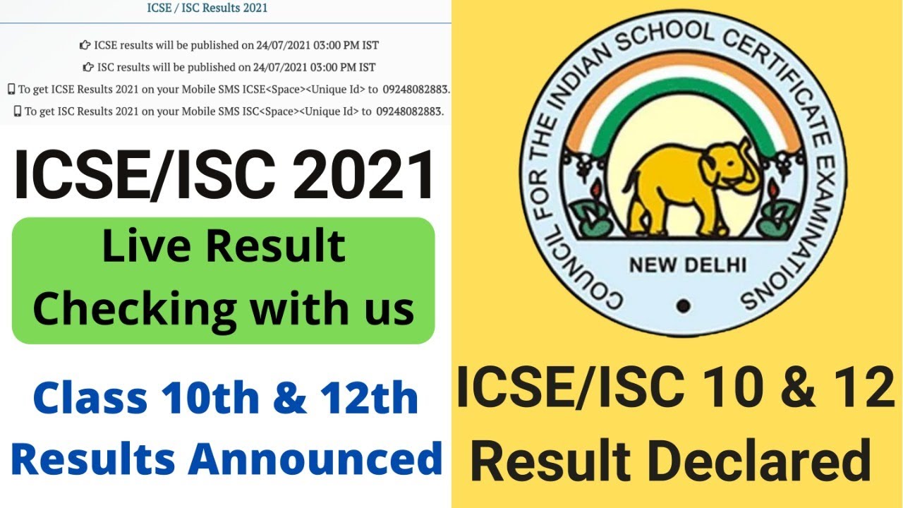 ICSE Result Declared 2021 | ICSE Class 10 Result 2021 | ISC Class 12 Result 2021 | #icse #isc