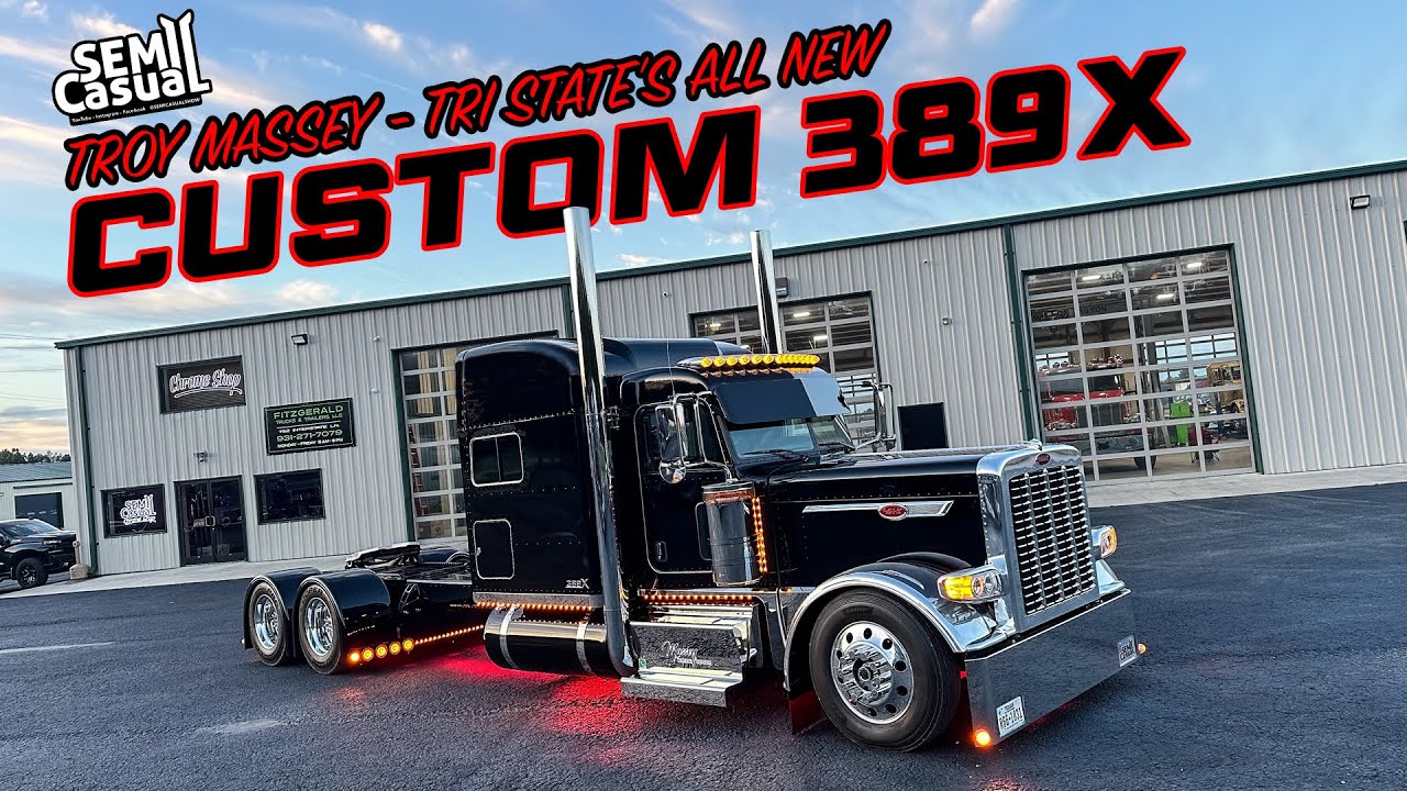 Peterbilt 389X — изготовлен по индивидуальному заказу для Троя Мэсси
