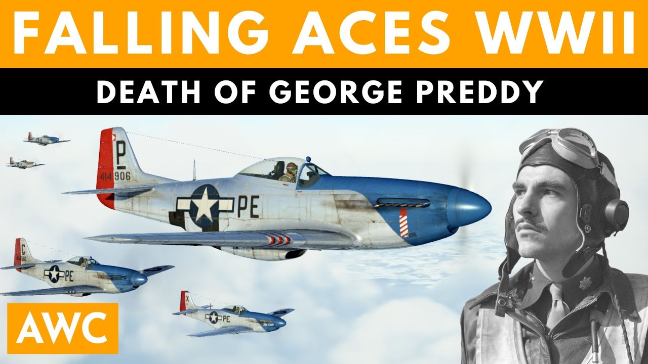 Death of George Earl Preddy Jr - Top P-51 Mustang ace of WWII | 26.83 victories - 25th December 1944