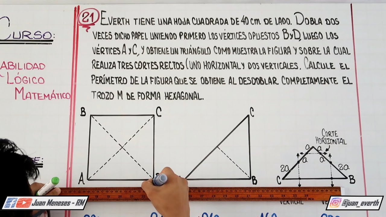 CORTES Y SECCIONAMIENTOS EN UN PAPEL | SIMETRÍA | DOBLEZ DE UNA HOJA | HABILIDAD LÓGICO MATEMÁTICO