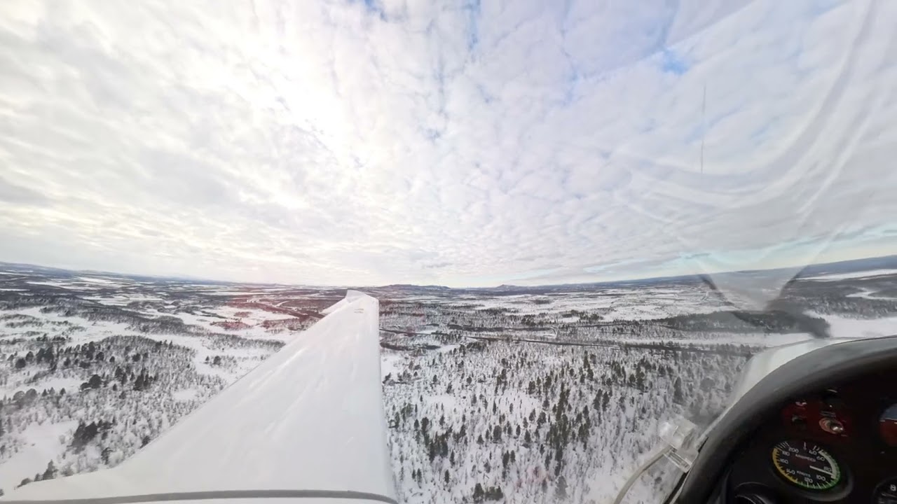 Landing Runway 03 at Kiruna