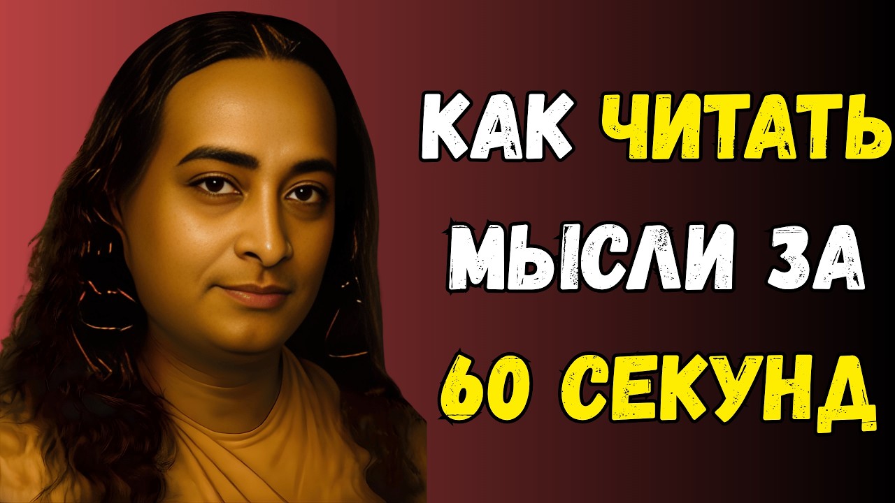 Секрет Йогананды: как прочитать мысли ЛЮБОГО человека за 60 секунд (попробуйте прямо сейчас)
