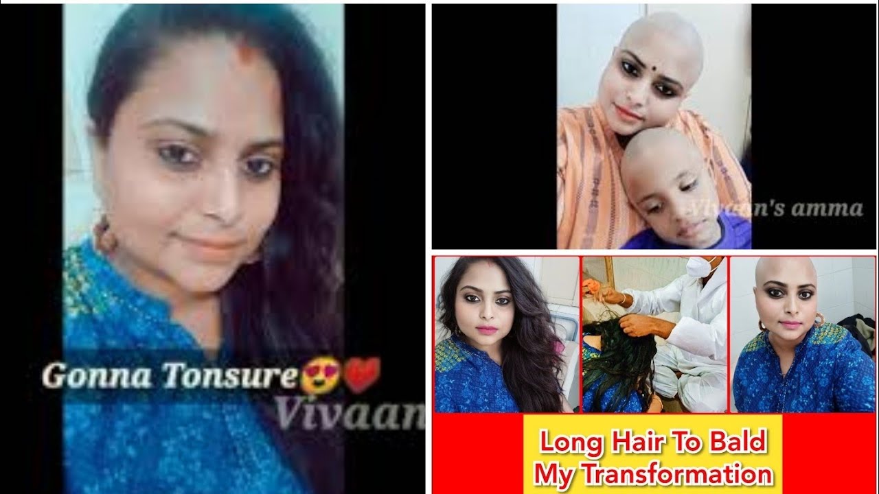 My Headshave / Long hair to bald / headshave transformation / tonsured at tirupati /Headshave vlog