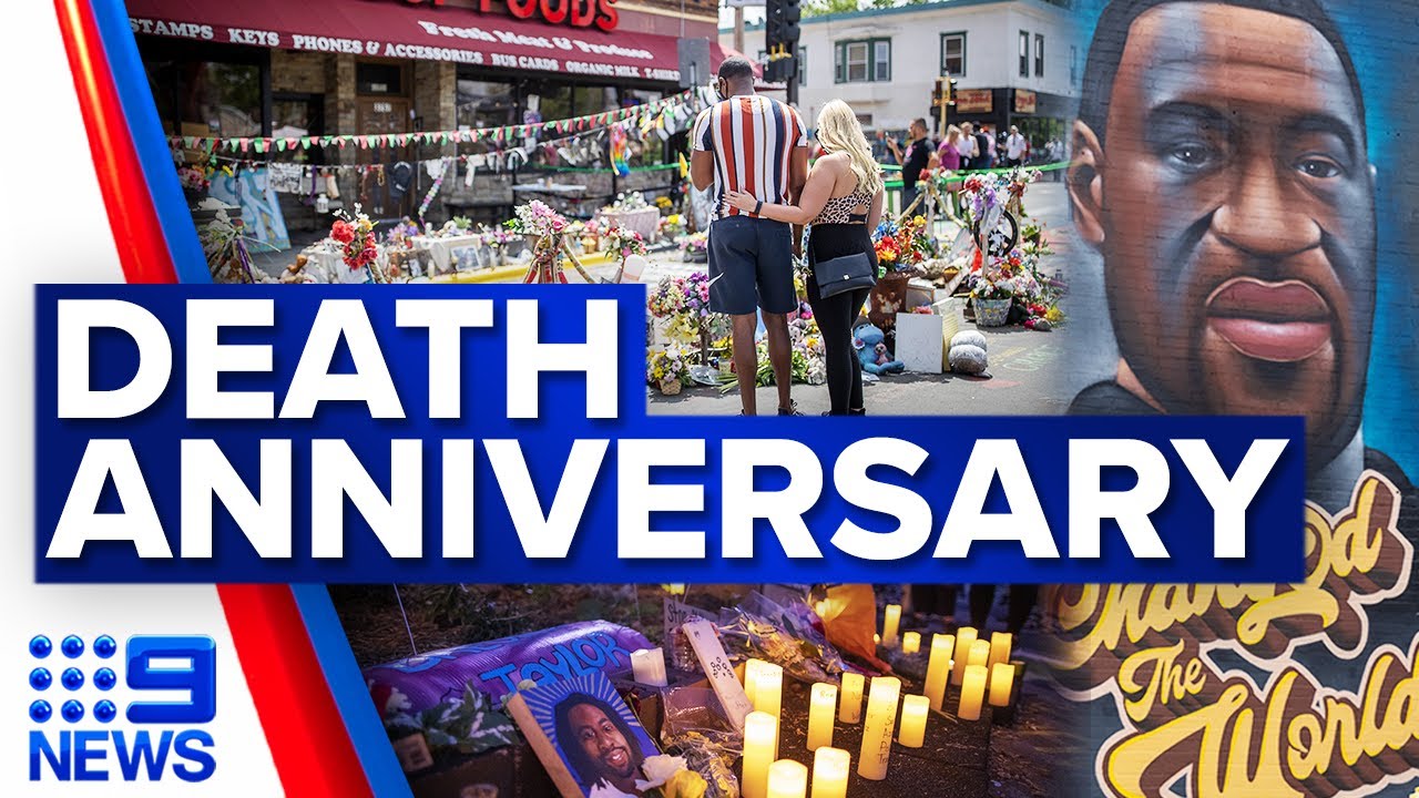 Americans remember George Floyd one year since his death | 9 News Australia