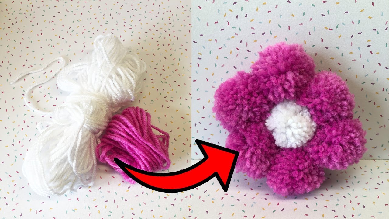 How To Make A Pompom Flower