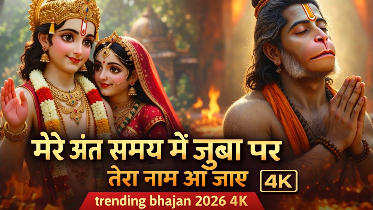 मेरे अंत समय में जुबां पर तेरा नाम आ जाए | राम भजन 2026 | Trending Bhajan 4K | Shri Ram Bhakti Song