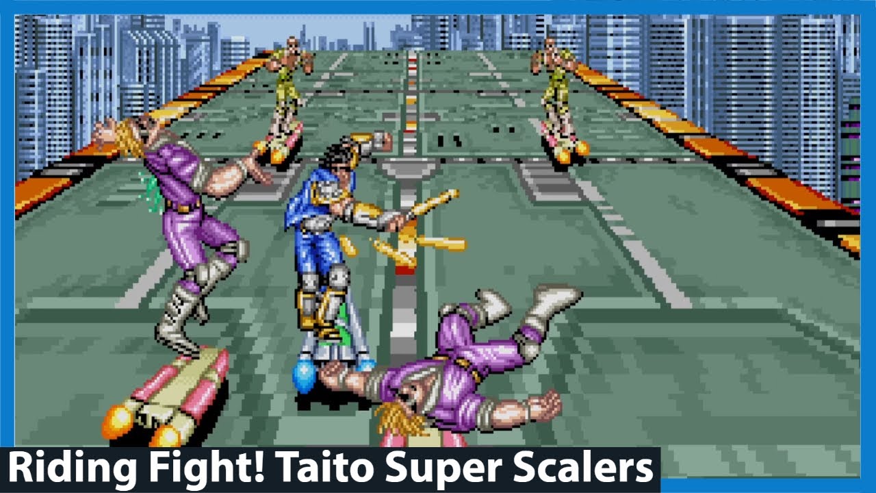 A Sprite Scaling Beat Em Up! Riding Fight! Pure Taito Arcade Hidden Gem Status Fun!