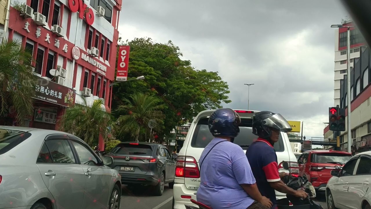 Kin Orient Plaza - Lanang Bridge,Sibu (ori video)