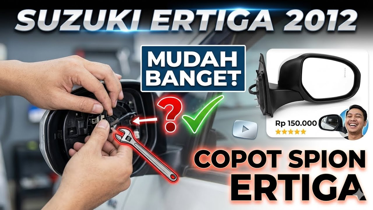 CARA MENCOPOT SPION MOBIL SUZUKI ERTIGA