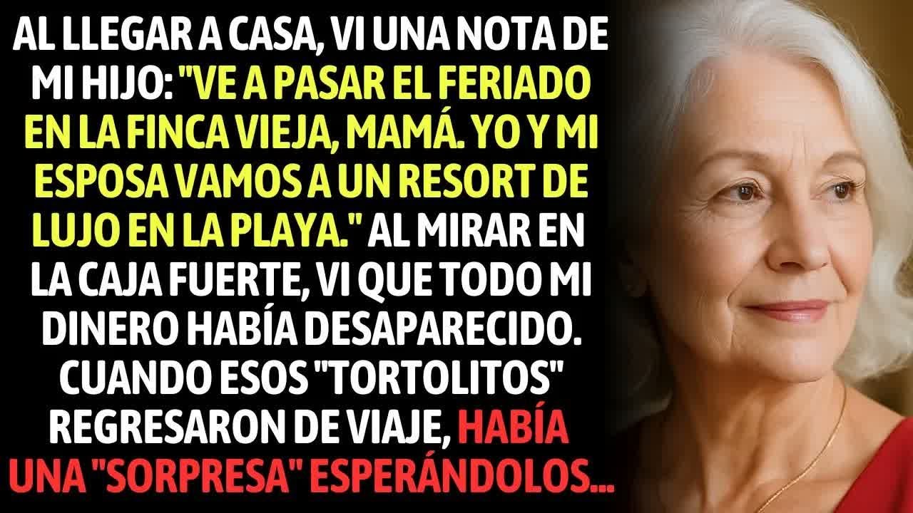 Mi Hijo Viajó A Un Resort Con Mi Nuera Y Se Llevó Mi Dinero. ＂Ve A Pasar El Feriado En La Finca...＂