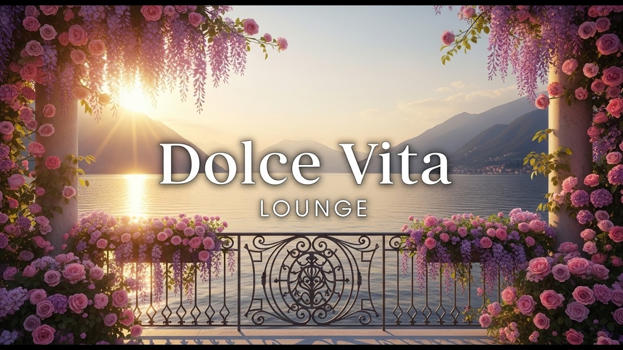 Mediterranean Sunset Lounge 🌅 Relaxing Italian Coastal Instrumental MusicDescription