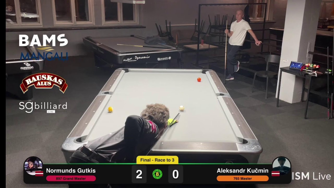 Bams Latvijas amatieru līga 2026 8. turnīrs (9. galds)