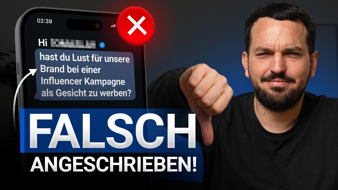 So schreibst du einen Influencer richtig an (+ kostenlose Vorlage)