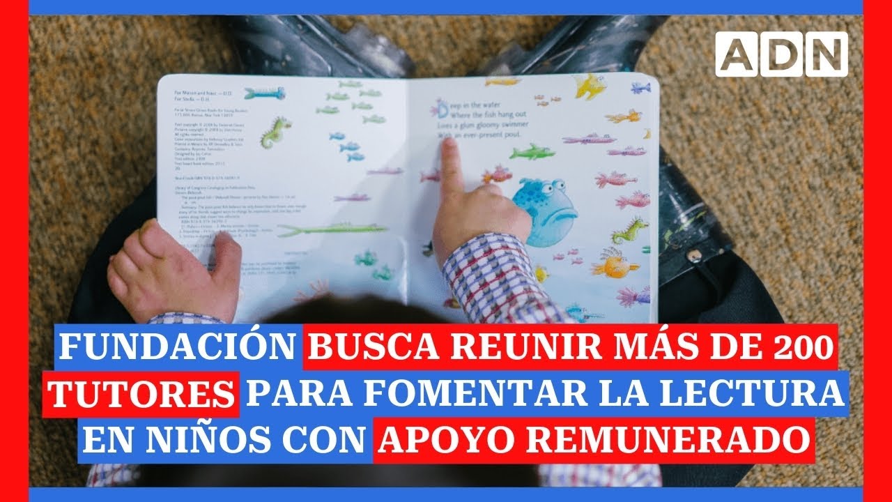 Fundación busca reunir más de 200 tutores para fomentar la lectura en niños con apoyo remunerado